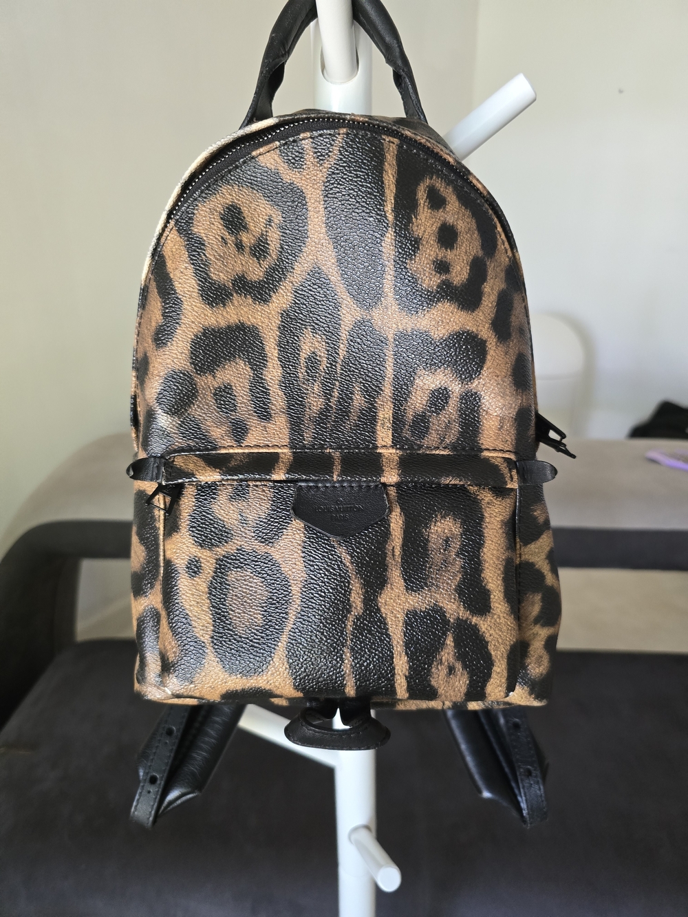 Louis Vuitton Palm Springs Mini Backpack Leopard Print | Excellent Condition